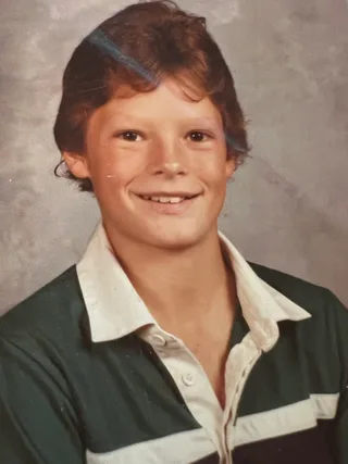 Shawn smiles for a portrait.