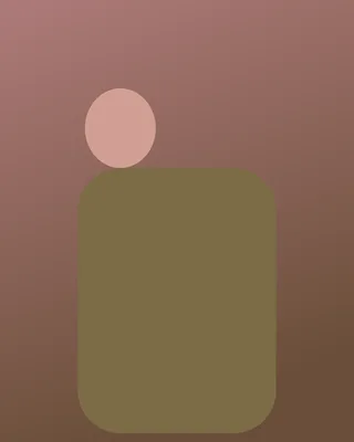 An abstract graphic featuring minimalist geometric shapes against a gradient background.